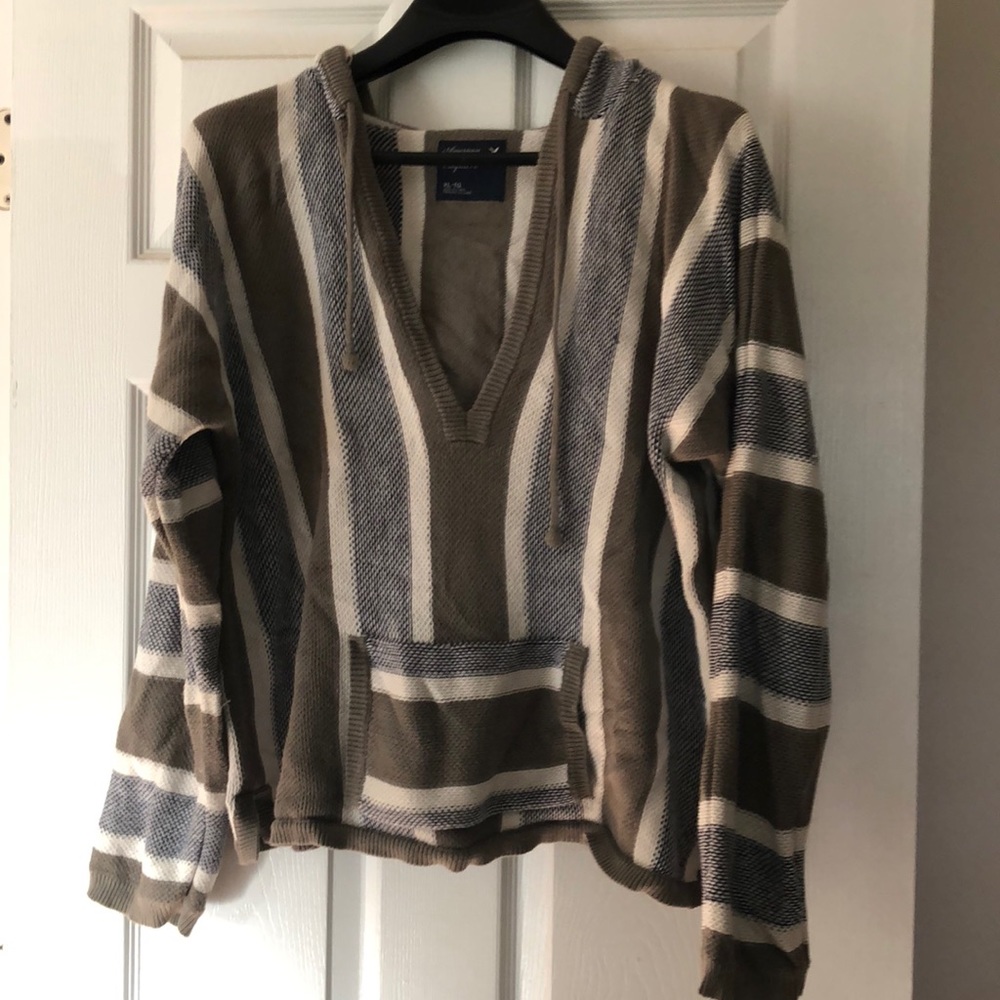 American Eagle Hooded Baja Sweater
